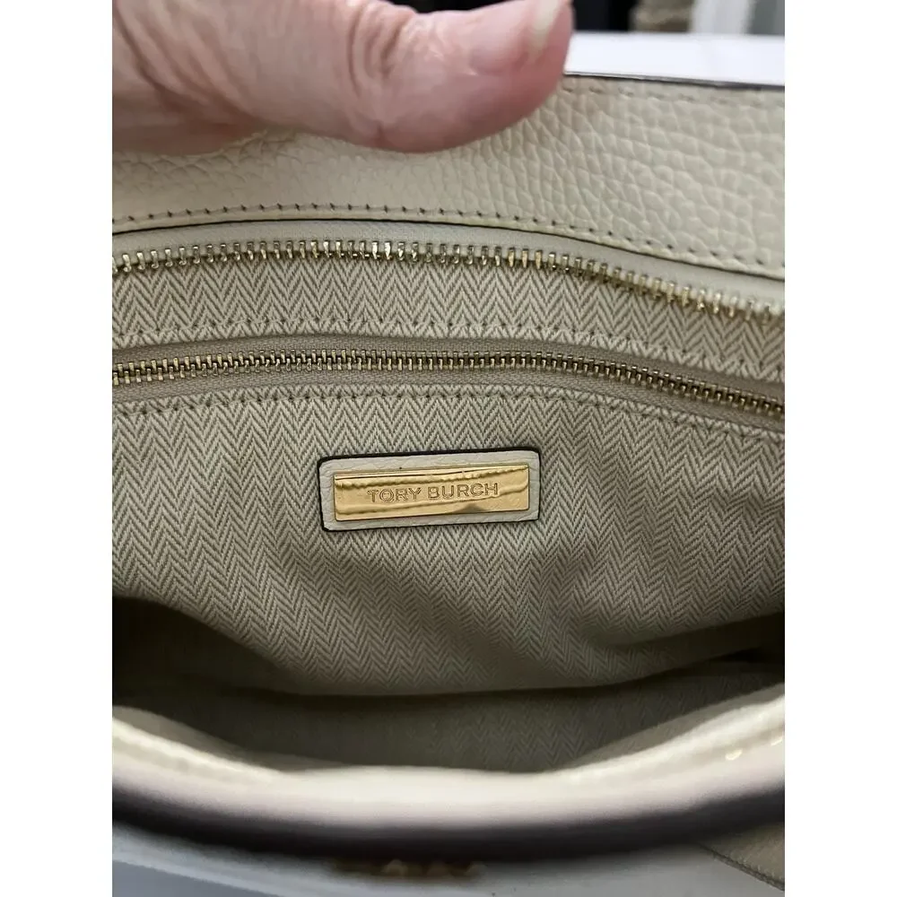 Tory Burch swing crossbody bag cream Adjustable Strap Excellent Condition